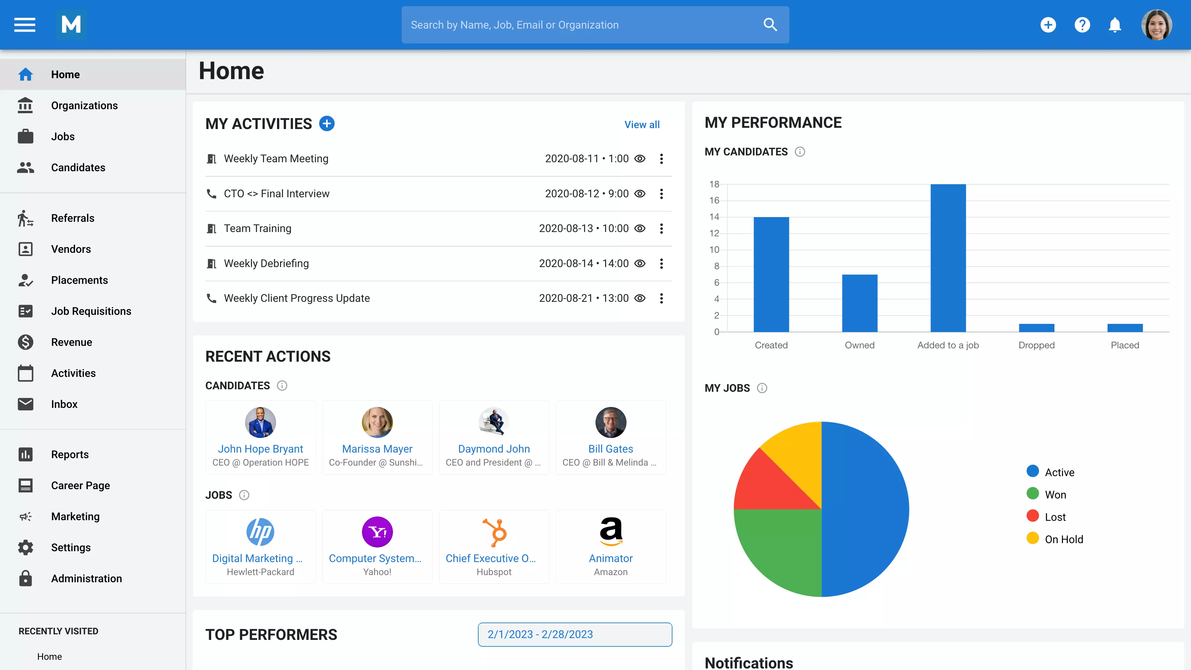 Reports & Analytics | ATS for HR & recruitment agencies | Manatal